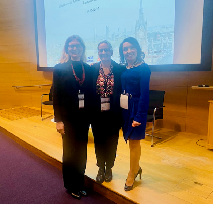 Institute Director, Professor Kaarin Anstey (center) with Senior Vice President for AARP Policy (left) & Professor Miia Kivipelto of Karolinska Institute (right)