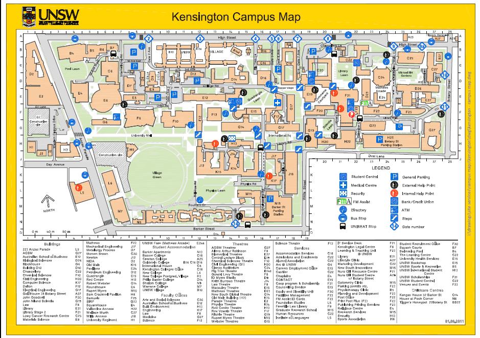 UNSW Campus Map